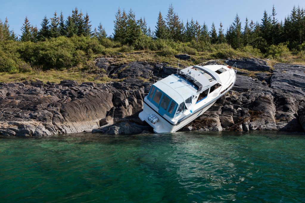Boat Crashed