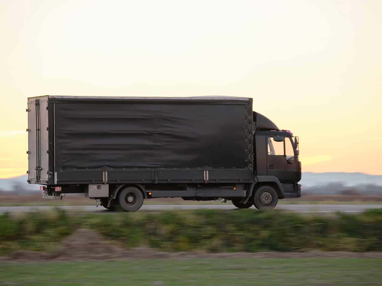 Brown Cargo Truck