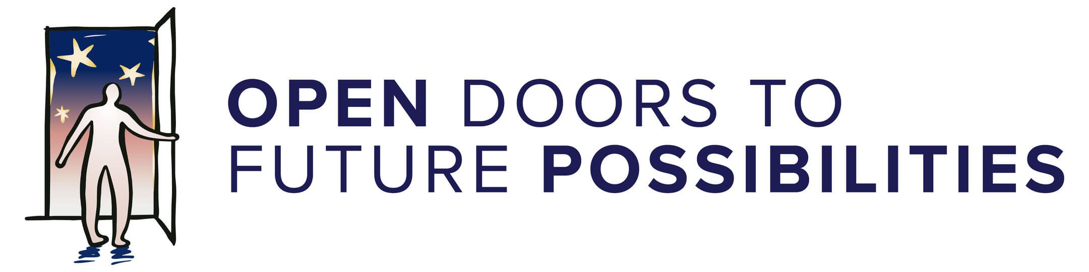 Open doors to future possibilities logo