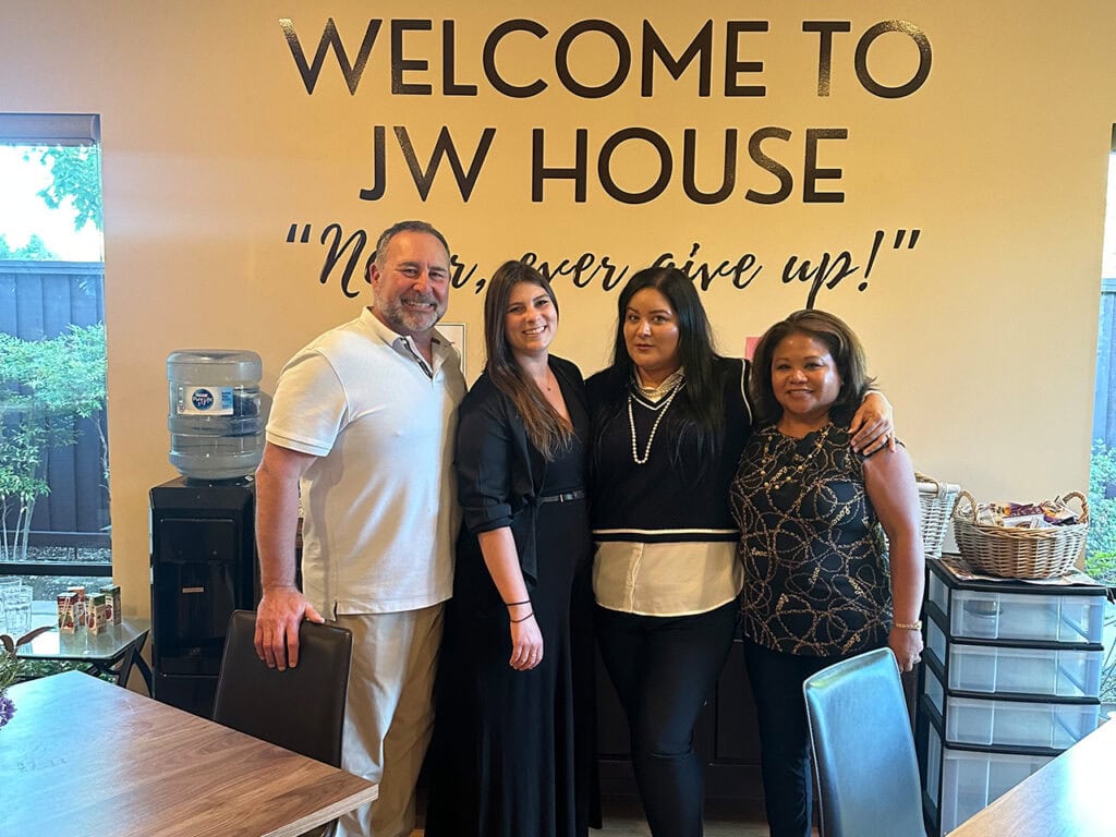Paul van der walde and staff at jw house